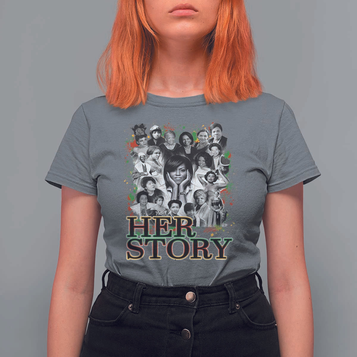 Black Women History T Shirt For Women Her Story Black History Month