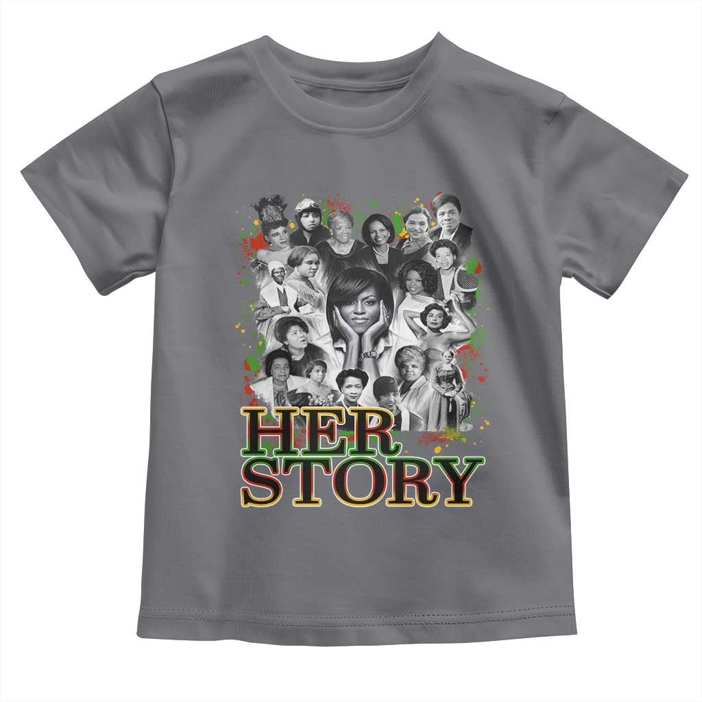 Black Women History Toddler T Shirt Her Story Black History Month
