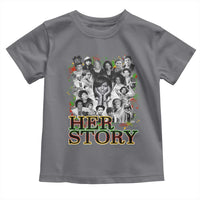 Black Women History Toddler T Shirt Her Story Black History Month
