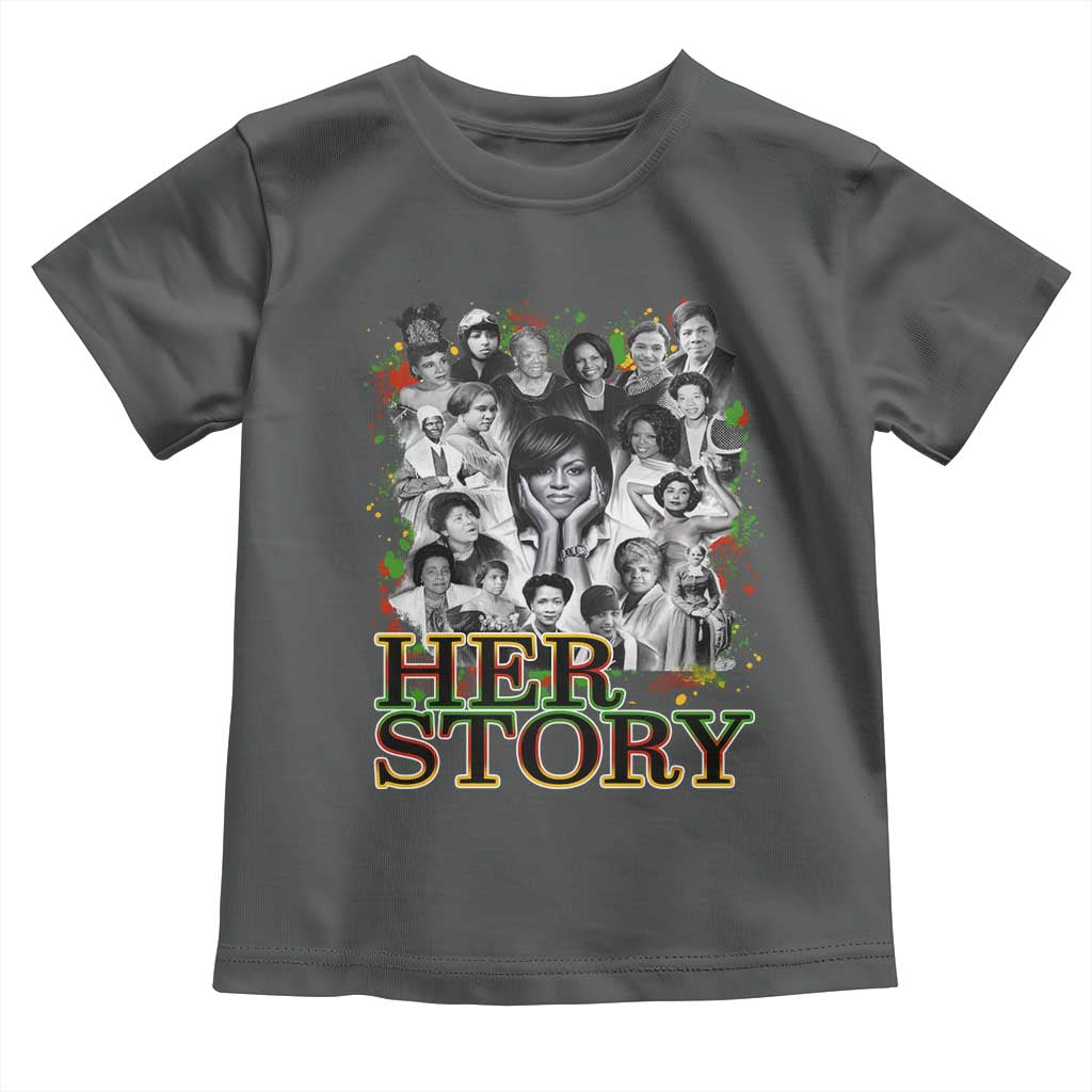 Black Women History Toddler T Shirt Her Story Black History Month