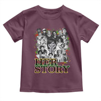 Black Women History Toddler T Shirt Her Story Black History Month