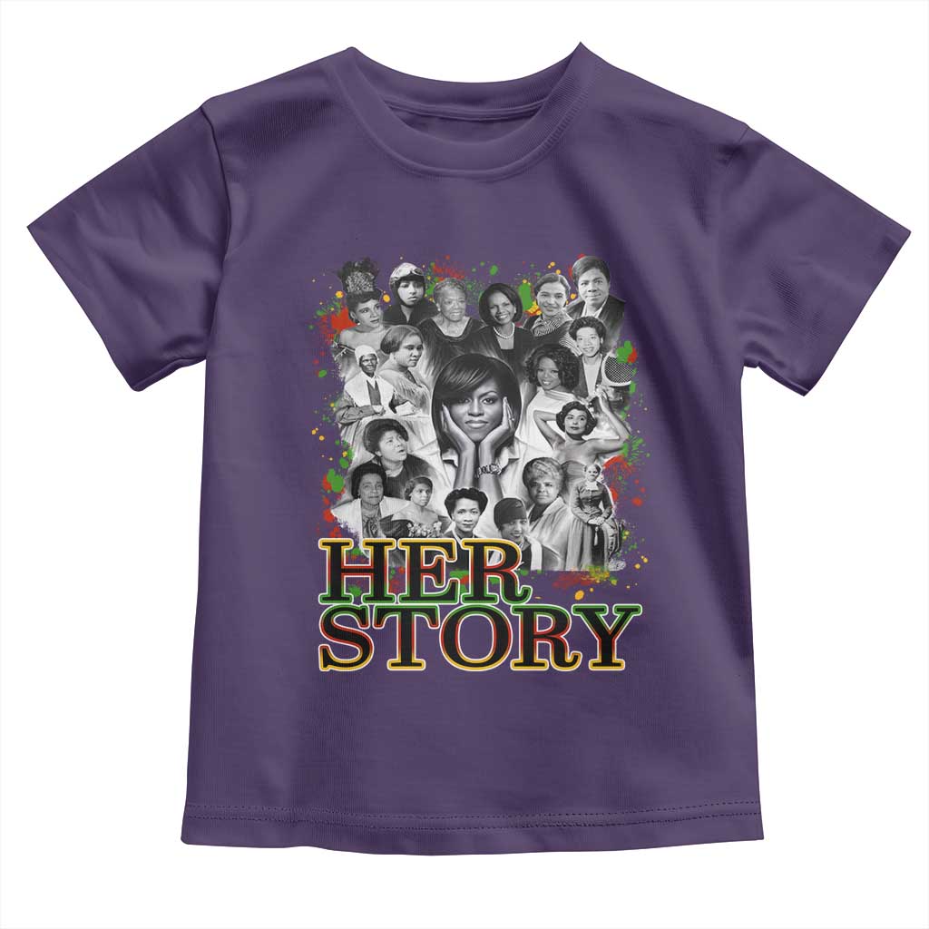 Black Women History Toddler T Shirt Her Story Black History Month