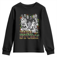 Black Women History Youth Sweatshirt Her Story Black History Month