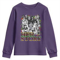 Black Women History Youth Sweatshirt Her Story Black History Month