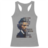 Frederick Douglass Quote Racerback Tank Top I Prefer To Be True To Myself Even At The Hazard Of Incurring The Ridicule Of Others