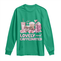 Lovely And Caffeinated Coffee Valentine Long Sleeve Shirt