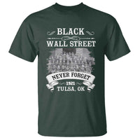 Never Forget Black Wall Street 1921 T Shirt Tulsa Oklahoma Black History Month
