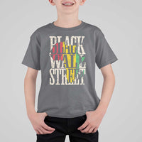 Black Wall Street T Shirt For Kid Tulsa Oklahoma Black History Month Africa Map