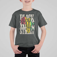 Black Wall Street T Shirt For Kid Tulsa Oklahoma Black History Month Africa Map