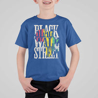 Black Wall Street T Shirt For Kid Tulsa Oklahoma Black History Month Africa Map
