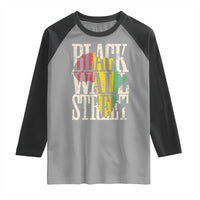 Black Wall Street Raglan Shirt Tulsa Oklahoma Black History Month Africa Map