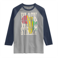 Black Wall Street Raglan Shirt Tulsa Oklahoma Black History Month Africa Map