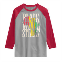 Black Wall Street Raglan Shirt Tulsa Oklahoma Black History Month Africa Map
