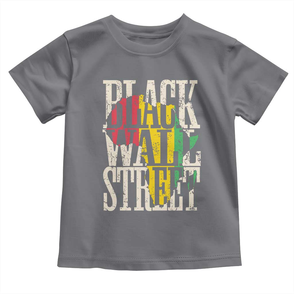 Black Wall Street Toddler T Shirt Tulsa Oklahoma Black History Month Africa Map