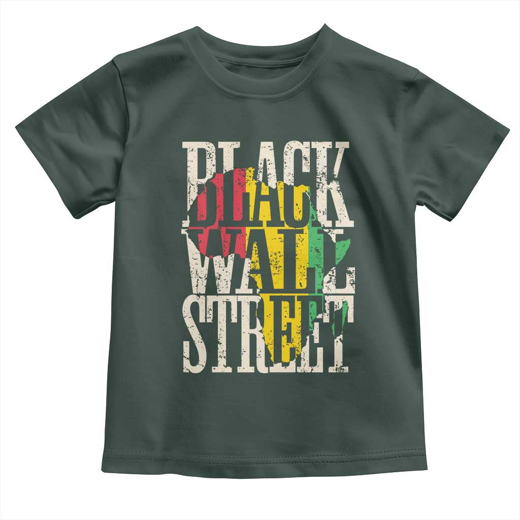 Black Wall Street Toddler T Shirt Tulsa Oklahoma Black History Month Africa Map