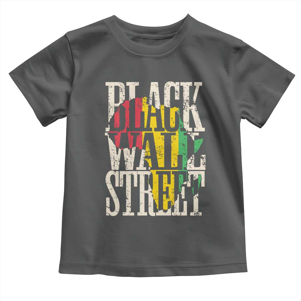 Black Wall Street Toddler T Shirt Tulsa Oklahoma Black History Month Africa Map