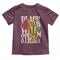 Black Wall Street Toddler T Shirt Tulsa Oklahoma Black History Month Africa Map