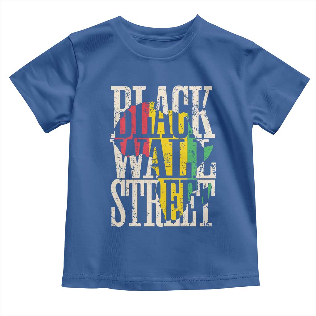 Black Wall Street Toddler T Shirt Tulsa Oklahoma Black History Month Africa Map