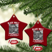 Black Wall Street First Bombs Ceramic Ornament Tulsa Oklahoma Black History Month
