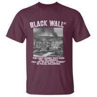 Black Wall Street First Bombs T Shirt Tulsa Oklahoma Black History Month