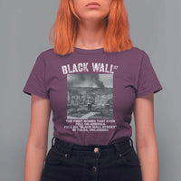 Black Wall Street First Bombs T Shirt For Women Tulsa Oklahoma Black History Month