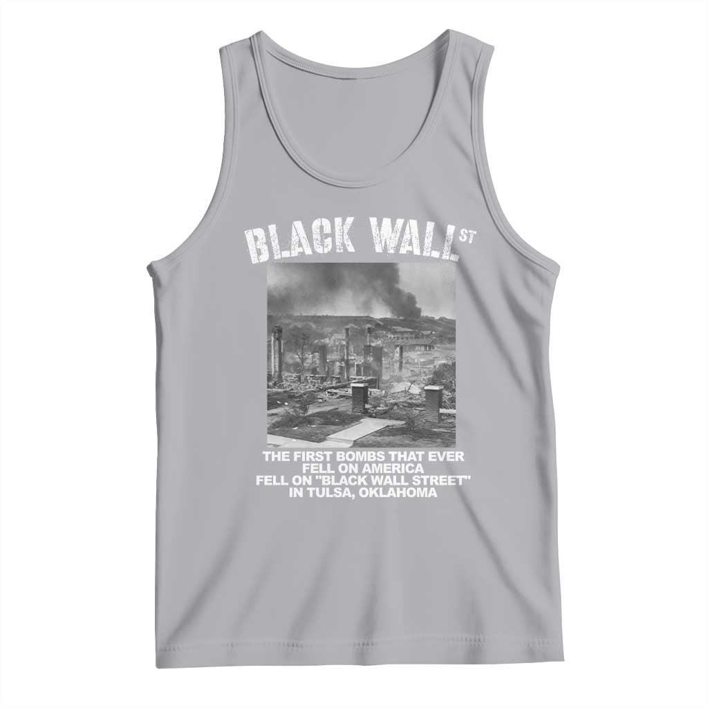 Black Wall Street First Bombs Tank Top Tulsa Oklahoma Black History Month