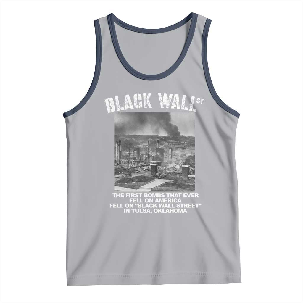 Black Wall Street First Bombs Tank Top Tulsa Oklahoma Black History Month