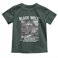 Black Wall Street First Bombs Toddler T Shirt Tulsa Oklahoma Black History Month