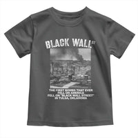 Black Wall Street First Bombs Toddler T Shirt Tulsa Oklahoma Black History Month