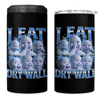 Funny AI Baby Meme Laughing 4 in 1 Can Cooler Tumbler I Eat Dry Wall Baby Brainrot - Wonder Print Shop
