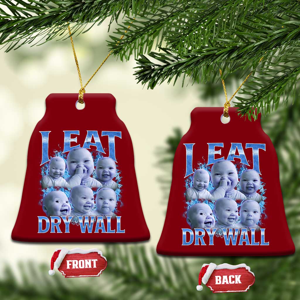 Funny AI Baby Meme Laughing Ceramic Ornament I Eat Dry Wall Baby Brainrot - Wonder Print Shop