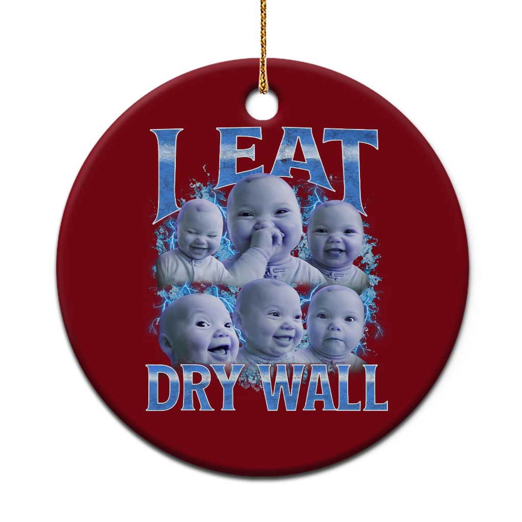 Funny AI Baby Meme Laughing Ceramic Ornament I Eat Dry Wall Baby Brainrot - Wonder Print Shop