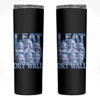 Funny AI Baby Meme Laughing Skinny Tumbler I Eat Dry Wall Baby Brainrot - Wonder Print Shop