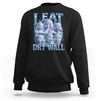 Funny AI Baby Meme Laughing Sweatshirt I Eat Dry Wall Baby Brainrot - Wonder Print Shop