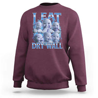 Funny AI Baby Meme Laughing Sweatshirt I Eat Dry Wall Baby Brainrot - Wonder Print Shop