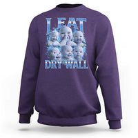Funny AI Baby Meme Laughing Sweatshirt I Eat Dry Wall Baby Brainrot - Wonder Print Shop