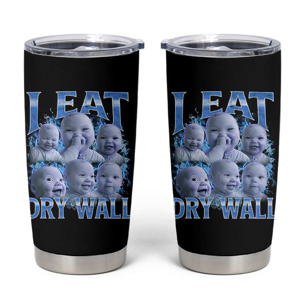 Funny AI Baby Meme Laughing Tumbler Cup I Eat Dry Wall Baby Brainrot - Wonder Print Shop