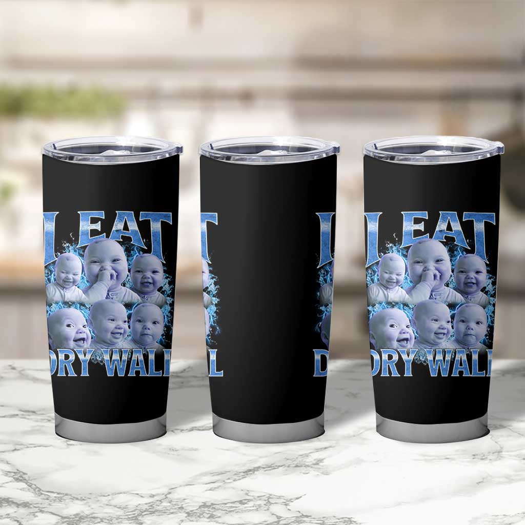 Funny AI Baby Meme Laughing Tumbler Cup I Eat Dry Wall Baby Brainrot - Wonder Print Shop