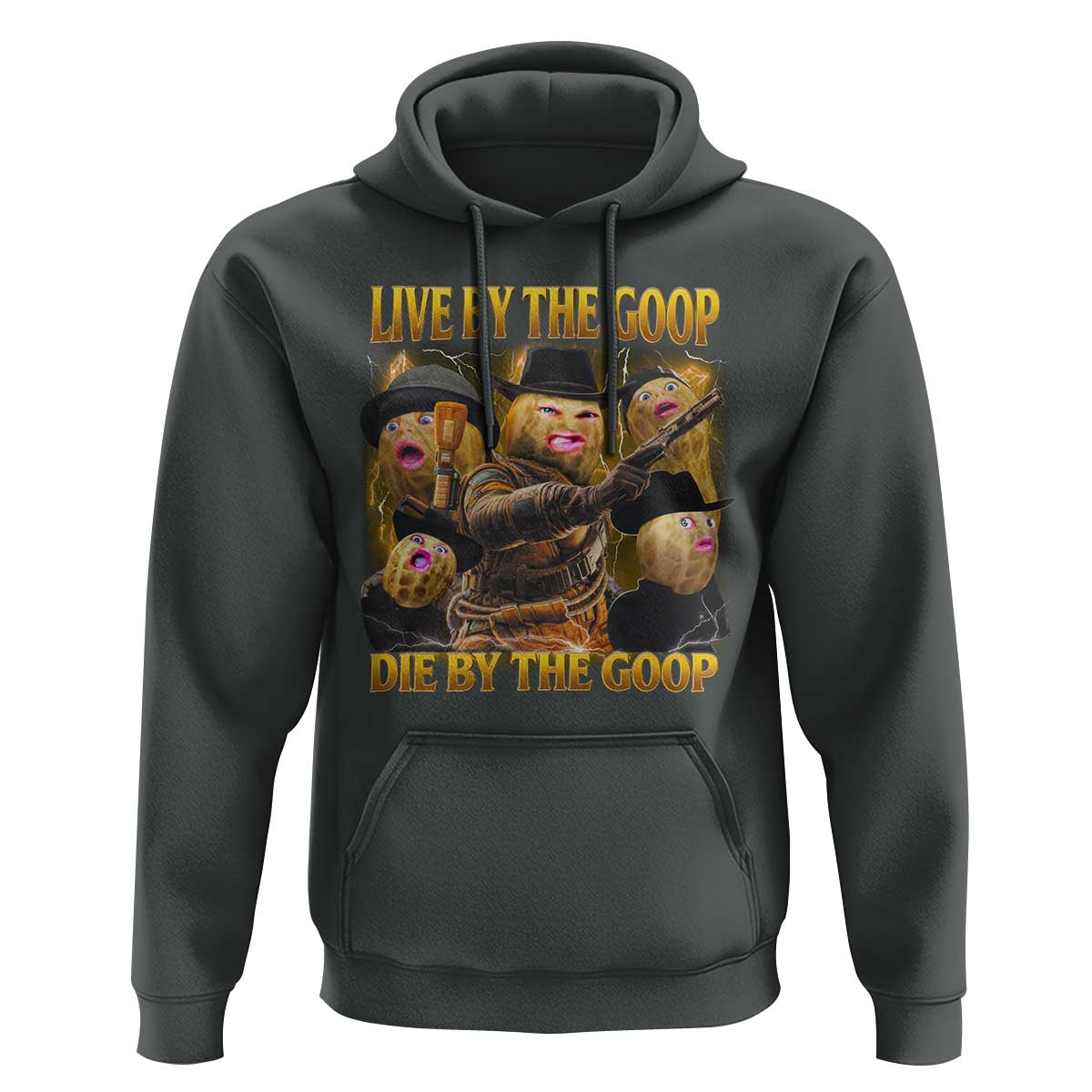Funny Live By The Goop Die By The Goop Hoodie - Wonder Print Shop