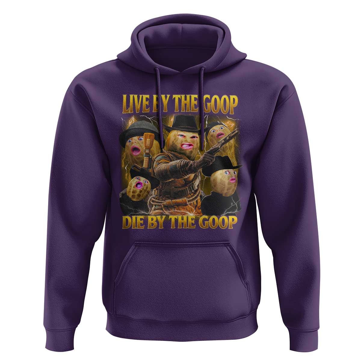 Funny Live By The Goop Die By The Goop Hoodie - Wonder Print Shop