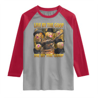 Funny Live By The Goop Die By The Goop Raglan Shirt - Wonder Print Shop