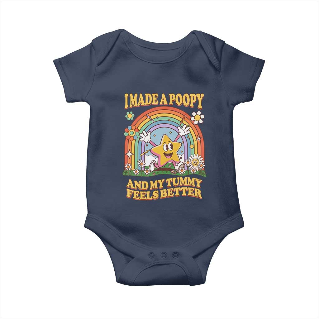 I Made A Poopy And My Tummy Feels Better Baby Onesie Funny Inappropriate Vacation Swap Adult - Wonder Print Shop
