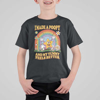 I Made A Poopy And My Tummy Feels Better T Shirt For Kid Funny Inappropriate Vacation Swap Adult - Wonder Print Shop