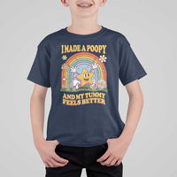 I Made A Poopy And My Tummy Feels Better T Shirt For Kid Funny Inappropriate Vacation Swap Adult - Wonder Print Shop