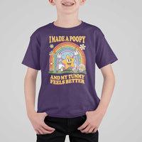 I Made A Poopy And My Tummy Feels Better T Shirt For Kid Funny Inappropriate Vacation Swap Adult - Wonder Print Shop