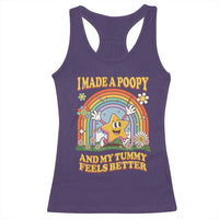 I Made A Poopy And My Tummy Feels Better Racerback Tank Top Funny Inappropriate Vacation Swap Adult - Wonder Print Shop