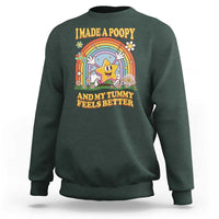 I Made A Poopy And My Tummy Feels Better Sweatshirt Funny Inappropriate Vacation Swap Adult - Wonder Print Shop