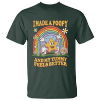 I Made A Poopy And My Tummy Feels Better T Shirt Funny Inappropriate Vacation Swap Adult - Wonder Print Shop