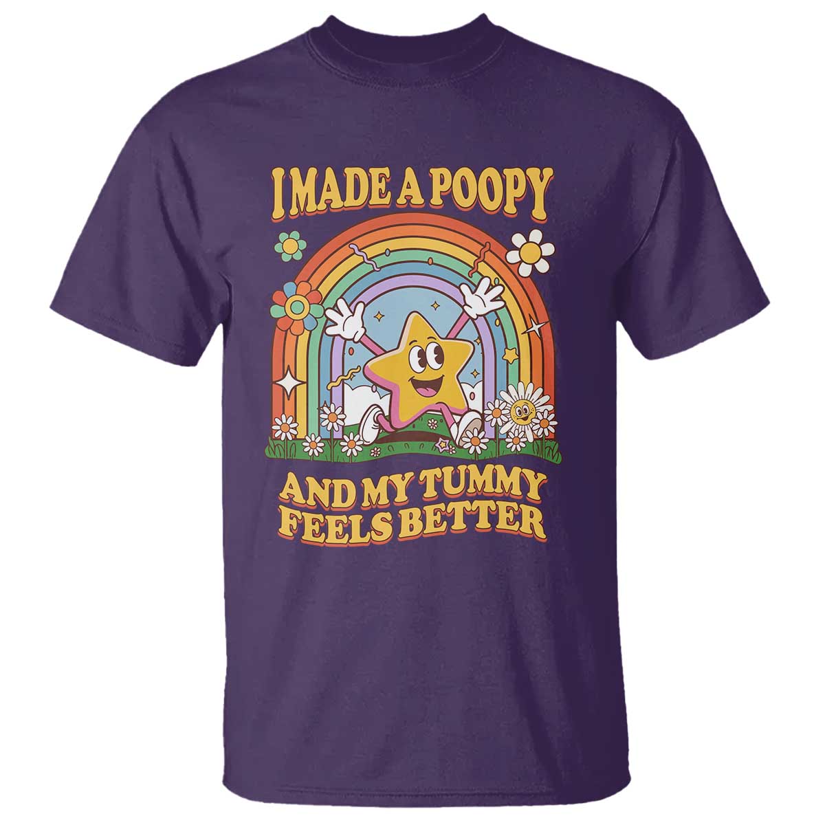 I Made A Poopy And My Tummy Feels Better T Shirt Funny Inappropriate Vacation Swap Adult - Wonder Print Shop
