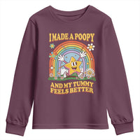 I Made A Poopy And My Tummy Feels Better Youth Sweatshirt Funny Inappropriate Vacation Swap Adult - Wonder Print Shop